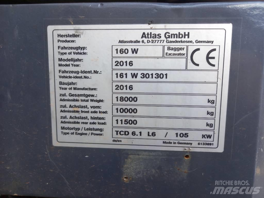 Atlas 160 W mit OQ65 حفارات بعجل
