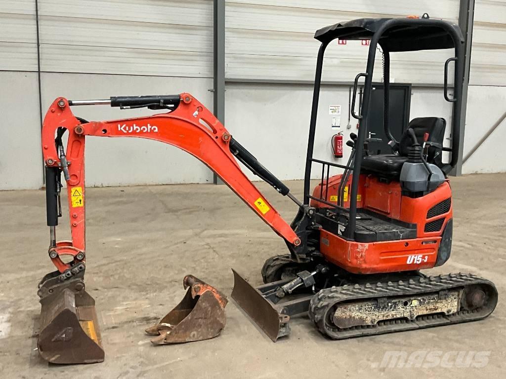 Kubota U 15-3 حفارات صغيرة أقل من 7 طن (حفارات صغيرة)