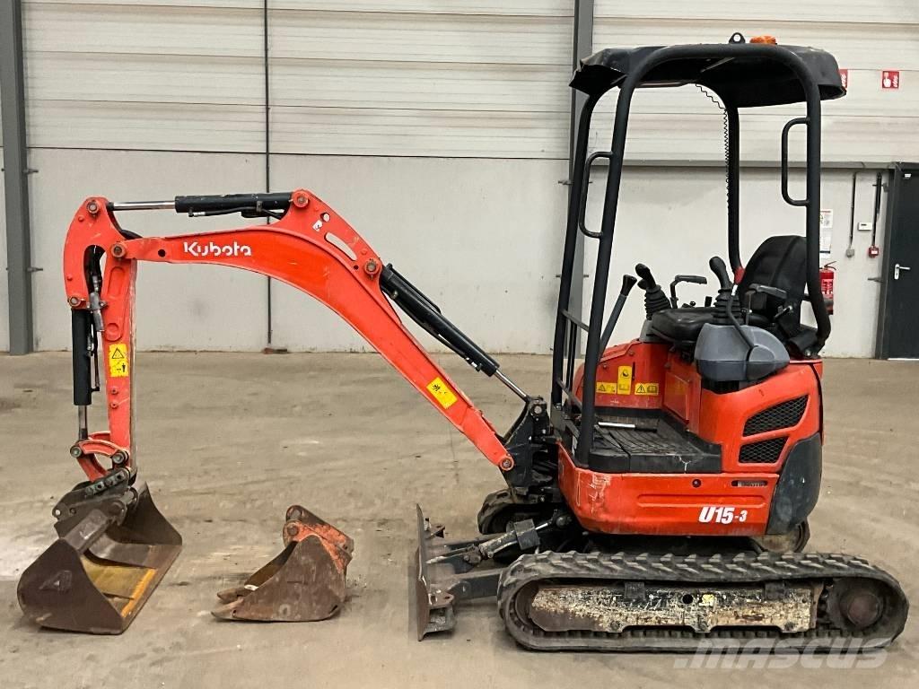 Kubota U 15-3 حفارات صغيرة أقل من 7 طن (حفارات صغيرة)
