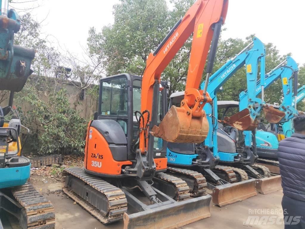 Hitachi ZX 35 U حفارات صغيرة أقل من 7 طن (حفارات صغيرة)