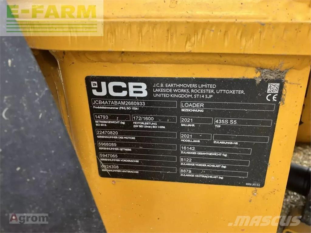JCB 435 s agri حفارات صغيرة أقل من 7 طن (حفارات صغيرة)