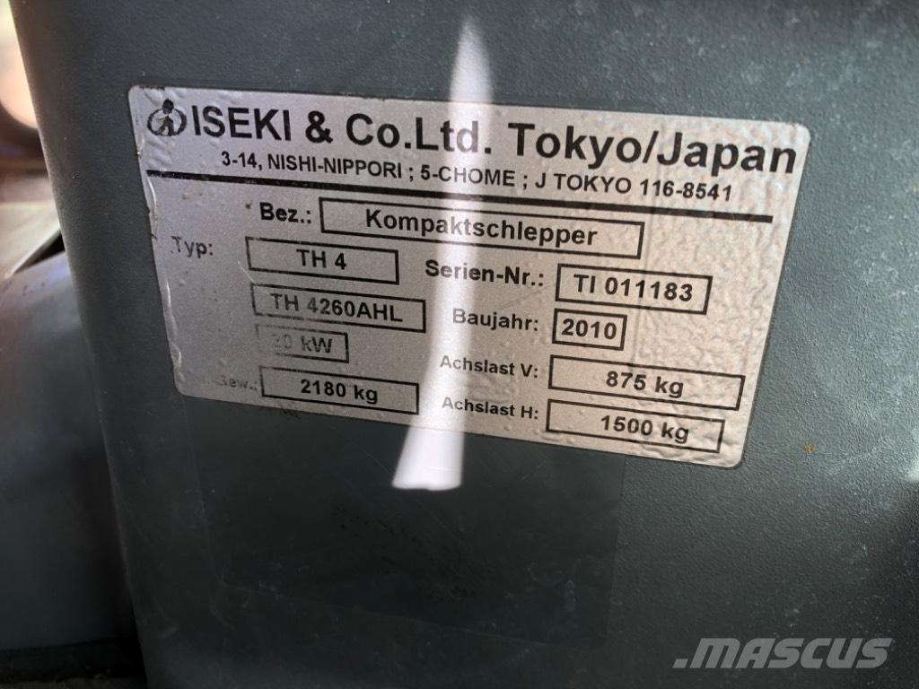 Iseki TH 4260 AHL جرارات مدمجة