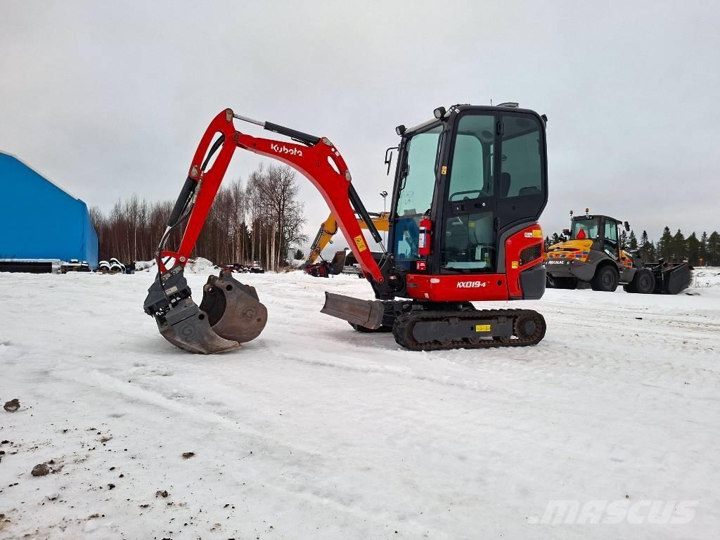 Kubota KX019-4 حفارات صغيرة أقل من 7 طن (حفارات صغيرة)