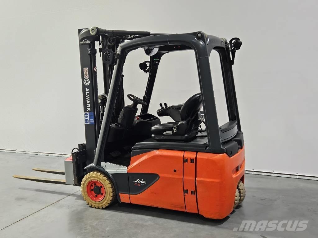Linde E16 شاحنات ذات رافعات شوكية تعمل بالكهرباء