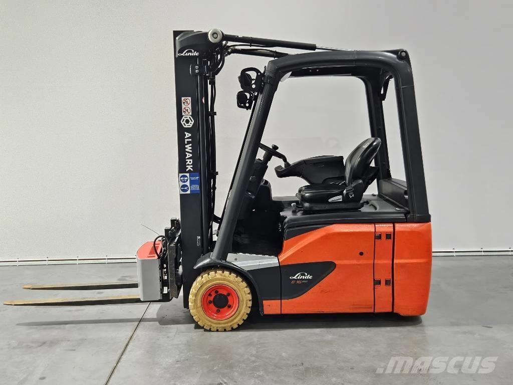 Linde E16 شاحنات ذات رافعات شوكية تعمل بالكهرباء