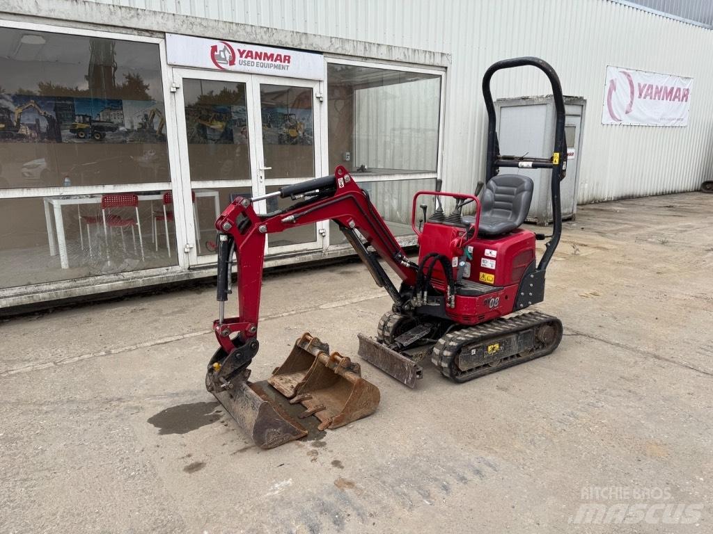 Yanmar SV08 (1E097) حفارات صغيرة أقل من 7 طن (حفارات صغيرة)