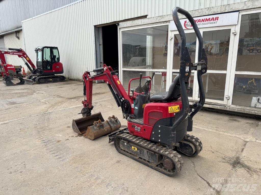 Yanmar SV08 (1E097) حفارات صغيرة أقل من 7 طن (حفارات صغيرة)