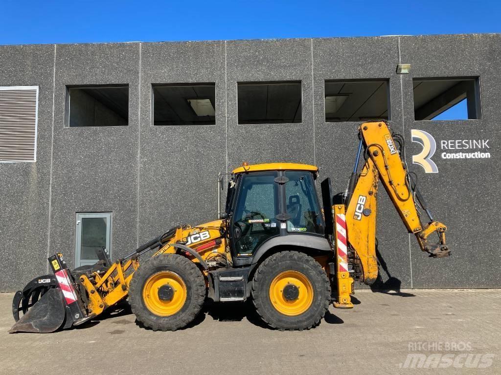 JCB 5 CX Wastemaster لوادر ذات جرافات عكسية