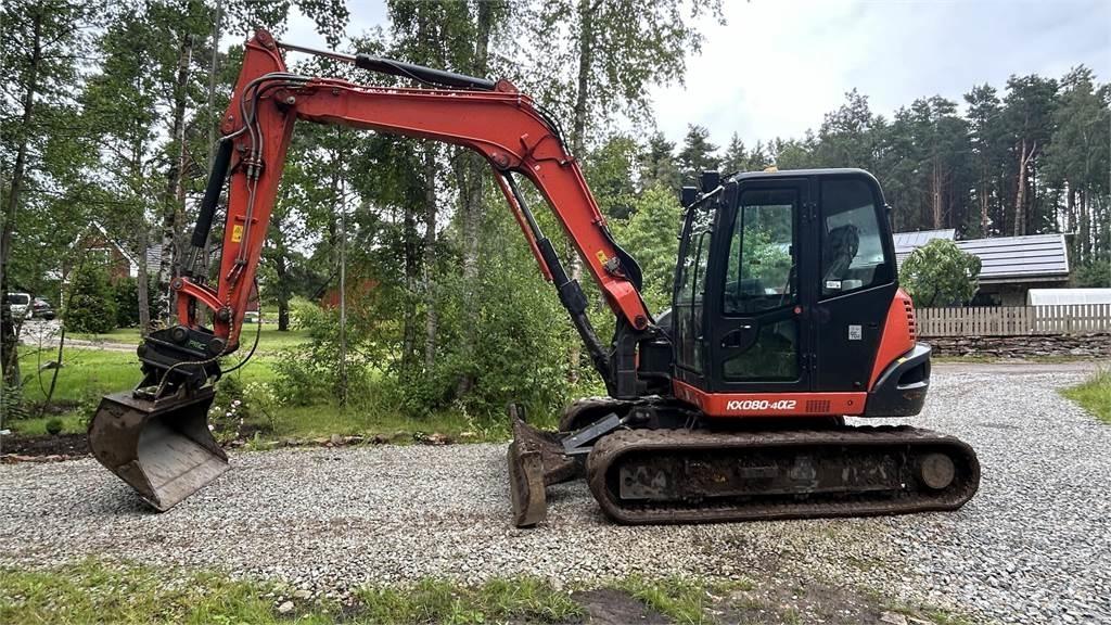 Kubota KX080 – 4a2 حفارات صغيرة أقل من 7 طن (حفارات صغيرة)