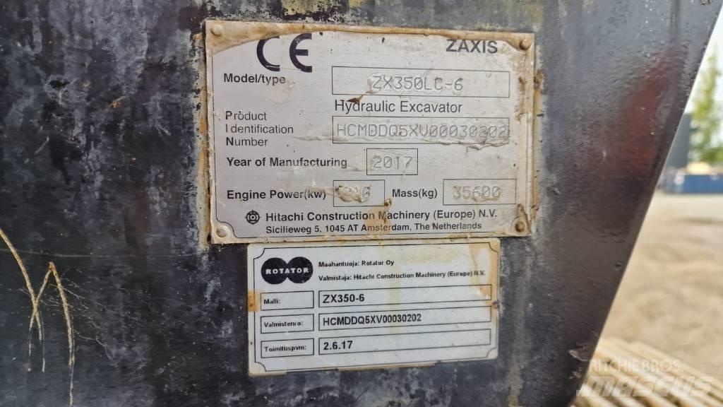 Hitachi ZX 350 LC-6 حفارات زحافة