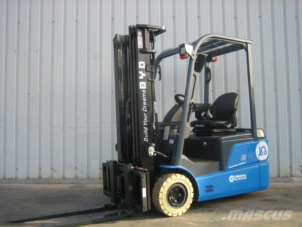 BYD ECB18C شاحنات ذات رافعات شوكية تعمل بالكهرباء