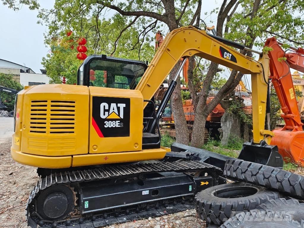 CAT 308 E 2 حفارات وسط 7 طن - 12 طن