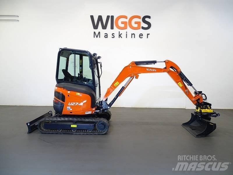 Kubota U 27-4 حفارات صغيرة أقل من 7 طن (حفارات صغيرة)