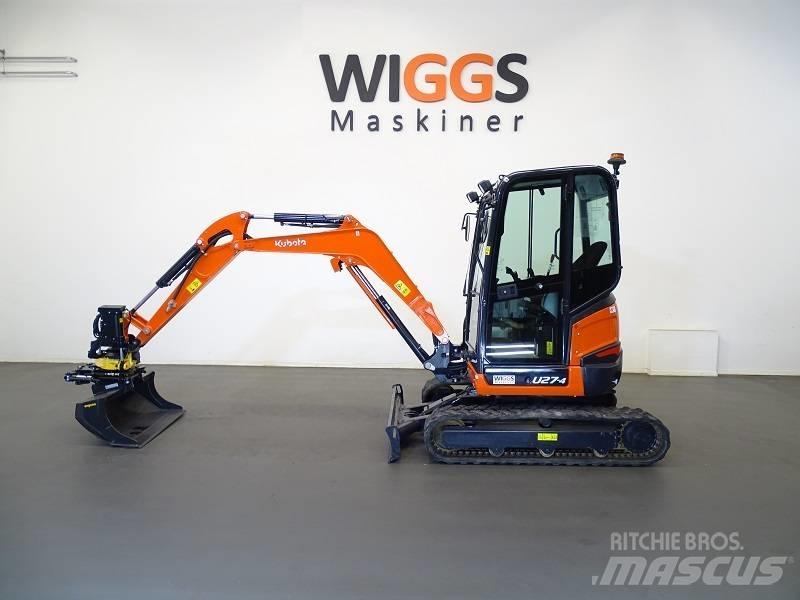 Kubota U 27-4 حفارات صغيرة أقل من 7 طن (حفارات صغيرة)