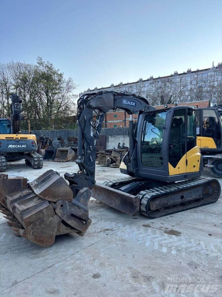 Mecalac 8 M CR حفارات وسط 7 طن - 12 طن