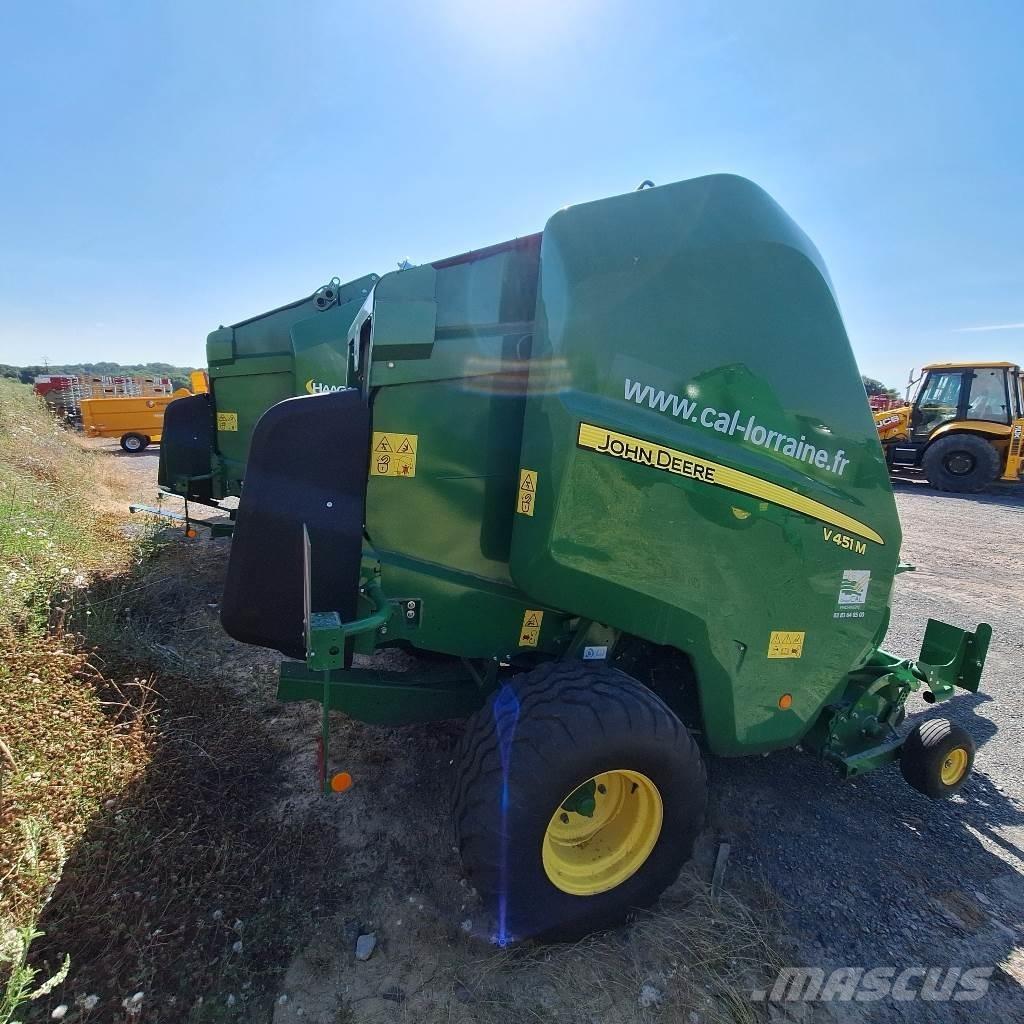John Deere V 451 M محزمات مستديرة
