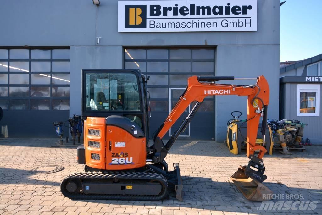 Hitachi ZX 26 U-6 حفارات صغيرة أقل من 7 طن (حفارات صغيرة)