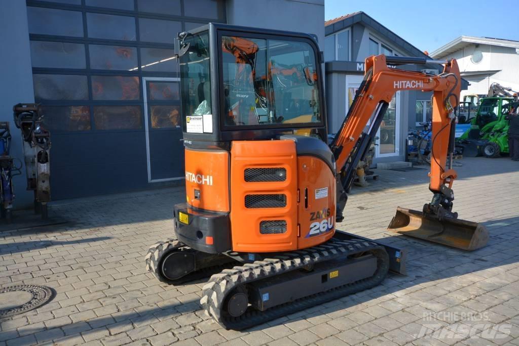 Hitachi ZX 26 U-6 حفارات صغيرة أقل من 7 طن (حفارات صغيرة)