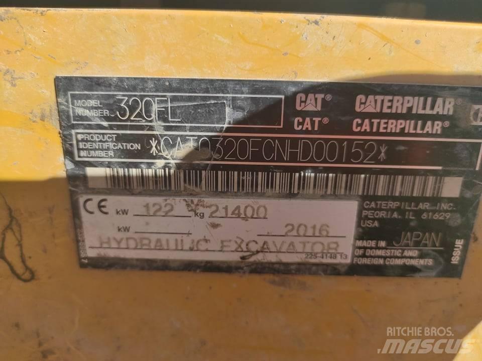 CAT 320 FL 3D حفارات زحافة