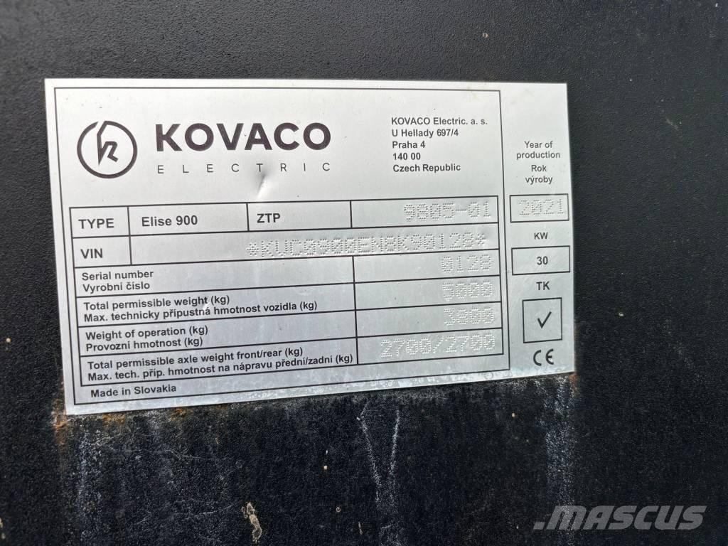Kovaco Elise 900 لوادر انزلاقية التوجيه