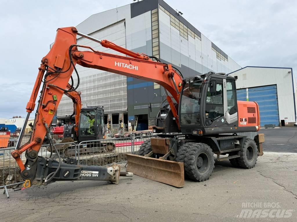 Hitachi ZX 140 W-3 حفارات بعجل