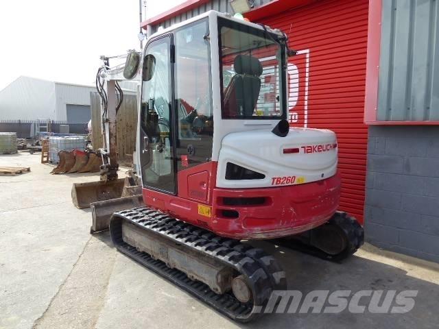 Takeuchi TB 260 حفارات صغيرة أقل من 7 طن (حفارات صغيرة)