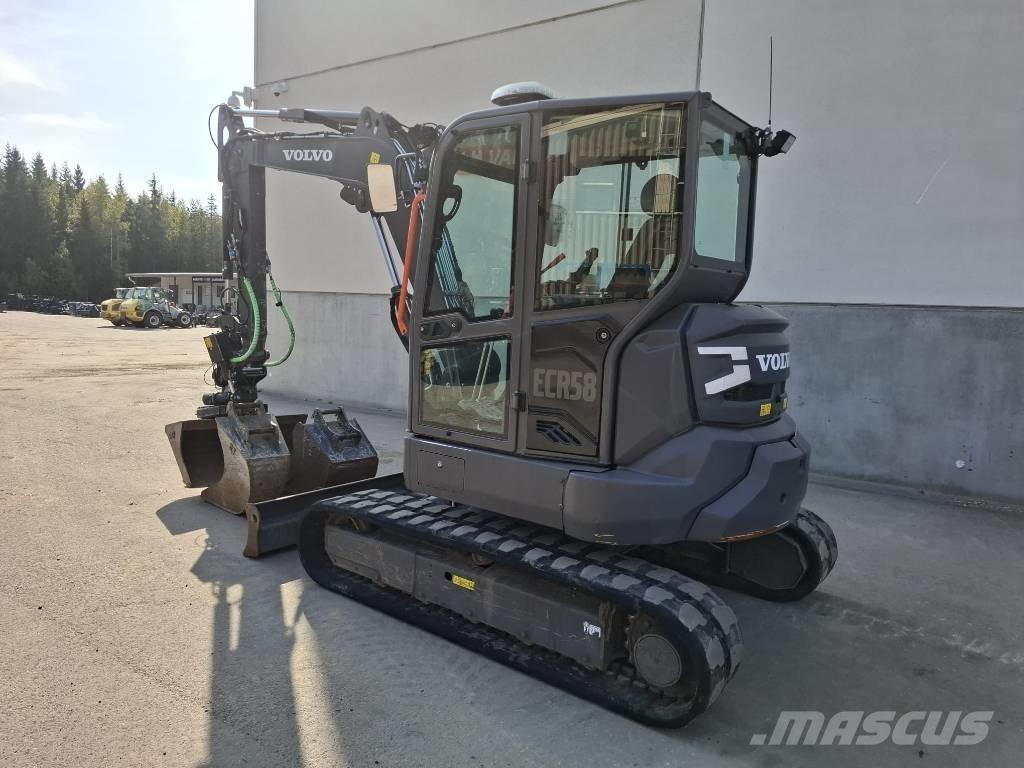 Volvo ECR 58 F حفارات صغيرة أقل من 7 طن (حفارات صغيرة)