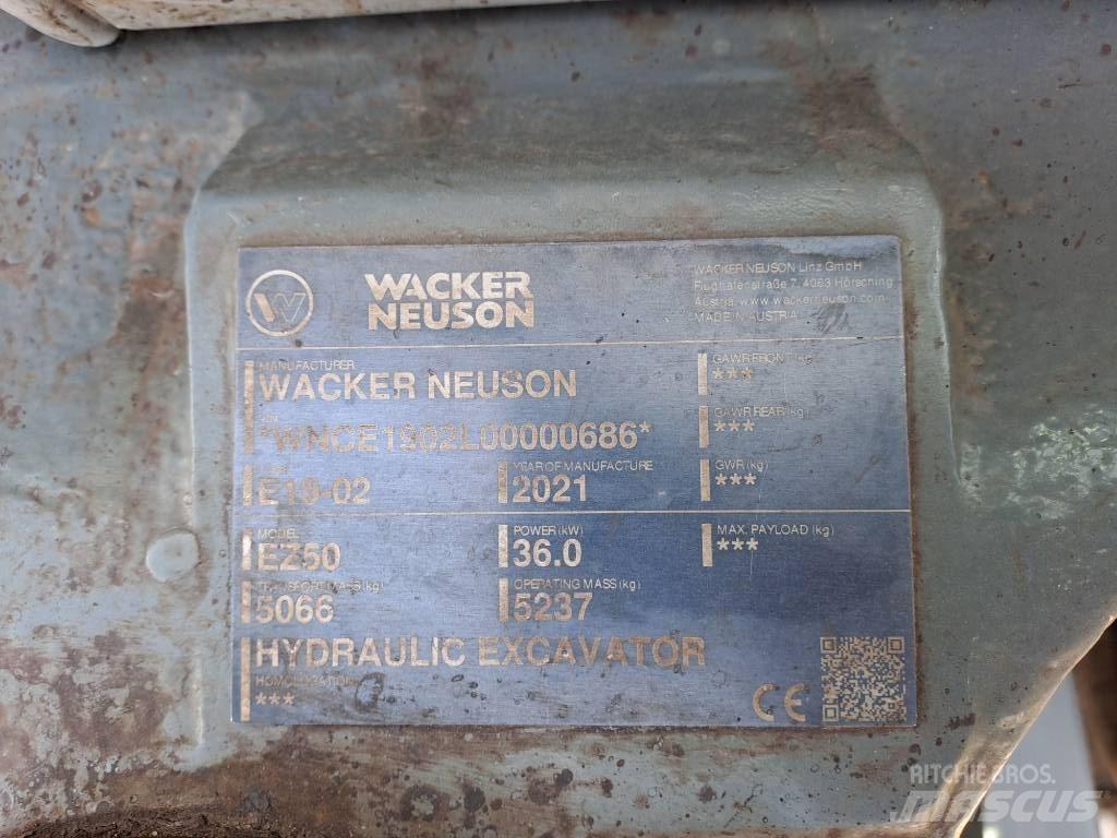 Wacker Neuson EZ50 حفارات زحافة