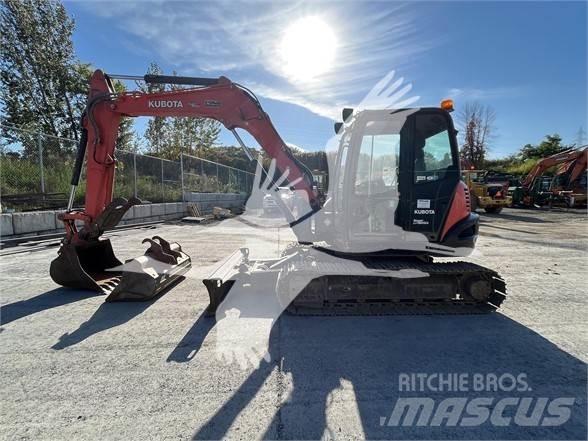 Kubota KX080-4 حفارات زحافة