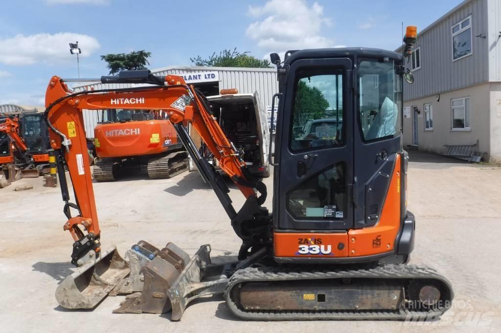 Hitachi ZX 33 U-6 حفارات صغيرة أقل من 7 طن (حفارات صغيرة)