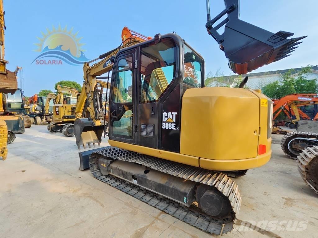 CAT 308 E 2 حفارات وسط 7 طن - 12 طن