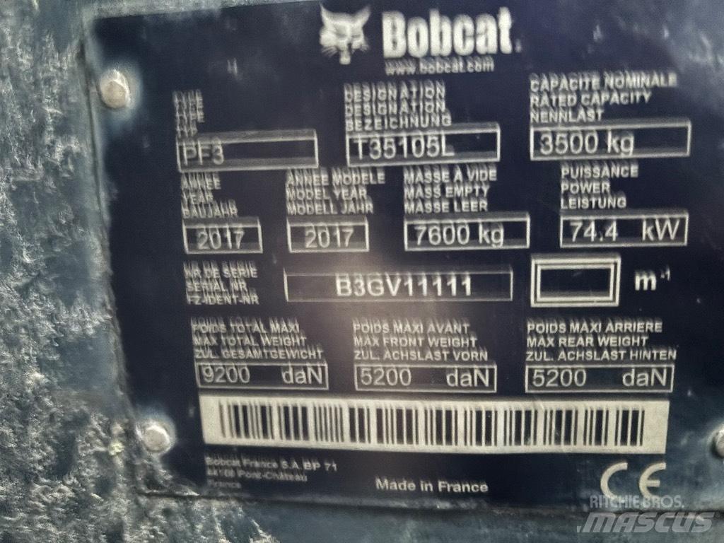 Bobcat T 35.105 L مناولات متداخلة