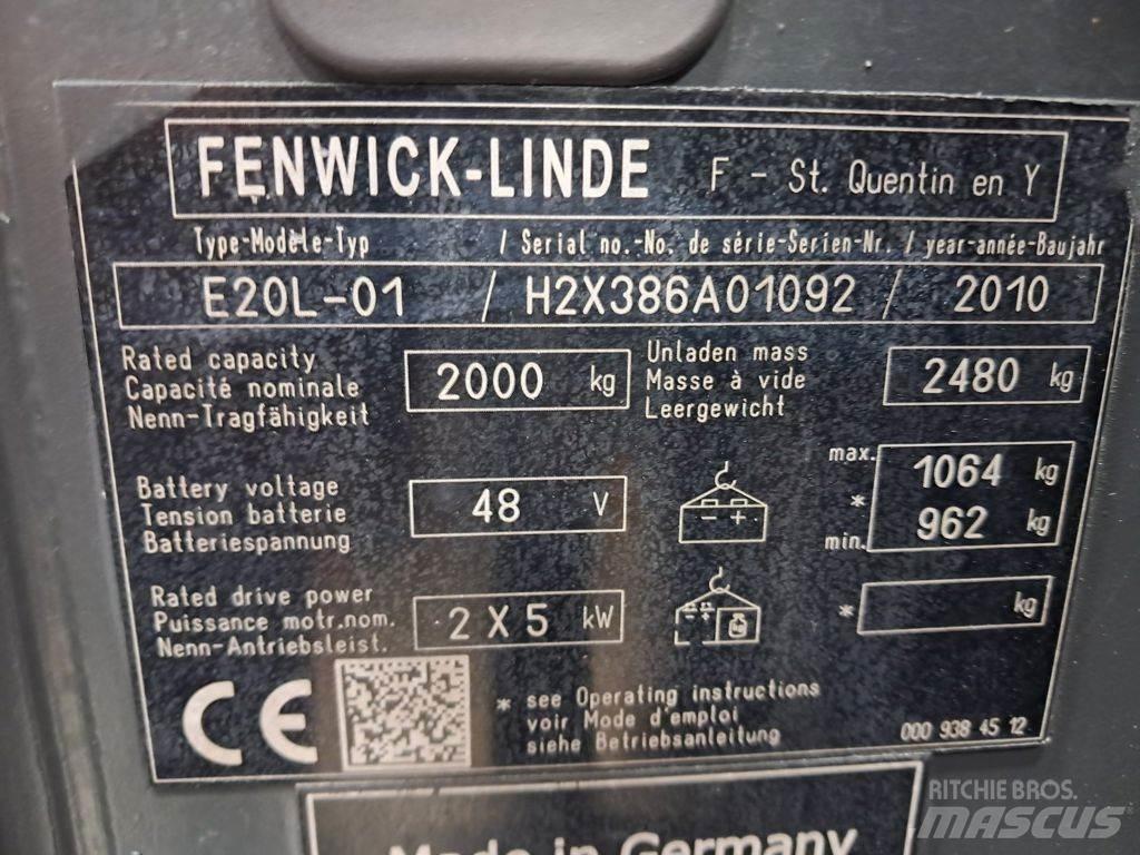 Linde E20L-01 شاحنات ذات رافعات شوكية - أخرى