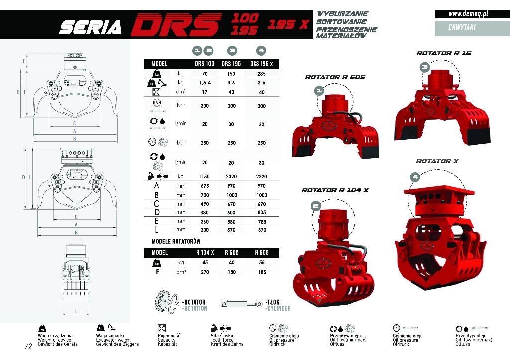  DEMOQ DRS700 خطاطيف