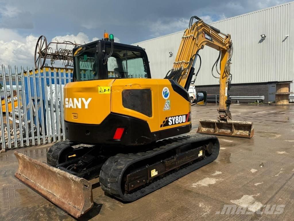 Sany SY 80 U حفارات وسط 7 طن - 12 طن