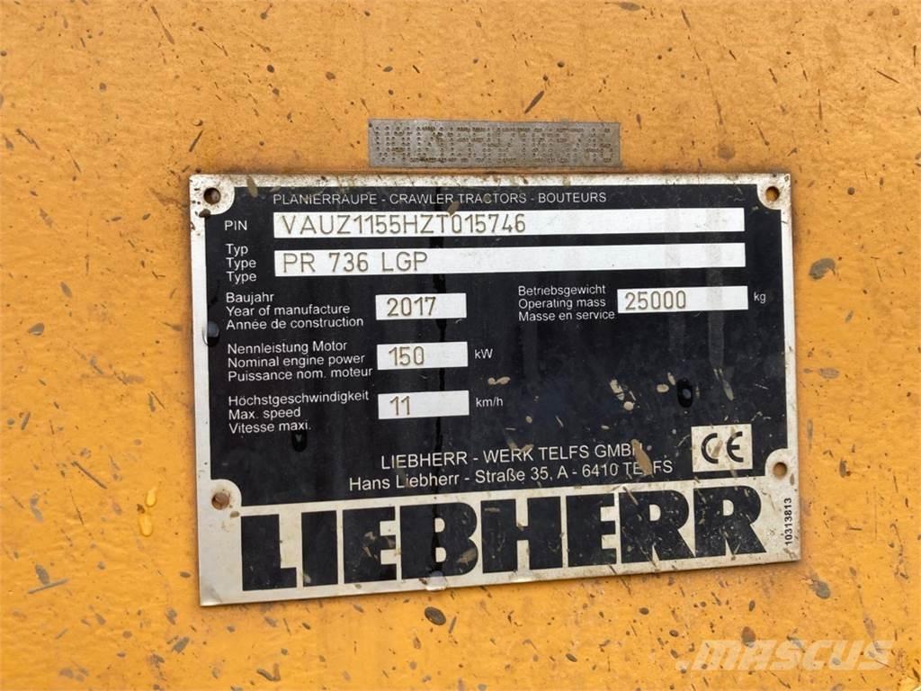Liebherr PR736 LGP بلدوزرات مجنزرة