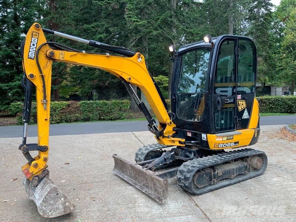 JCB 8026 CTS حفارات صغيرة أقل من 7 طن (حفارات صغيرة)