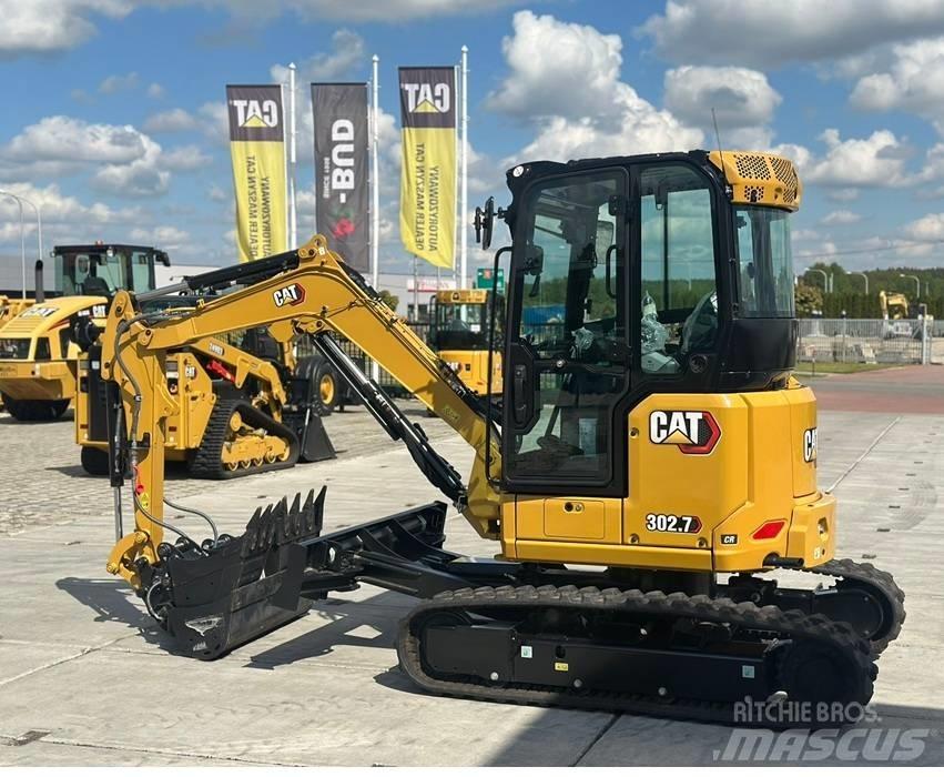 CAT 302.7 CR حفارات صغيرة أقل من 7 طن (حفارات صغيرة)