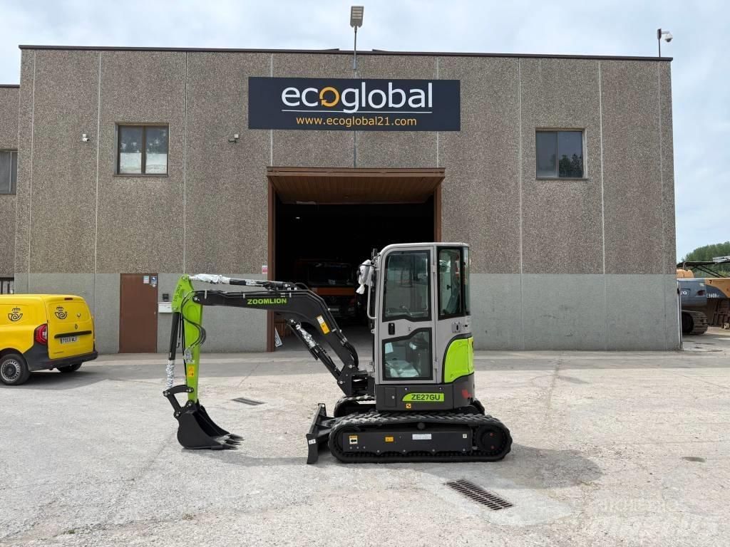 Zoomlion ZE27 GU حفارات صغيرة أقل من 7 طن (حفارات صغيرة)