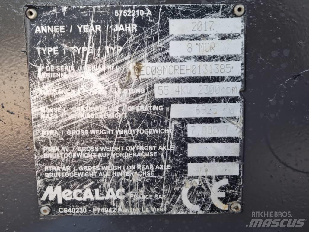 Mecalac 8 M CR حفارات وسط 7 طن - 12 طن