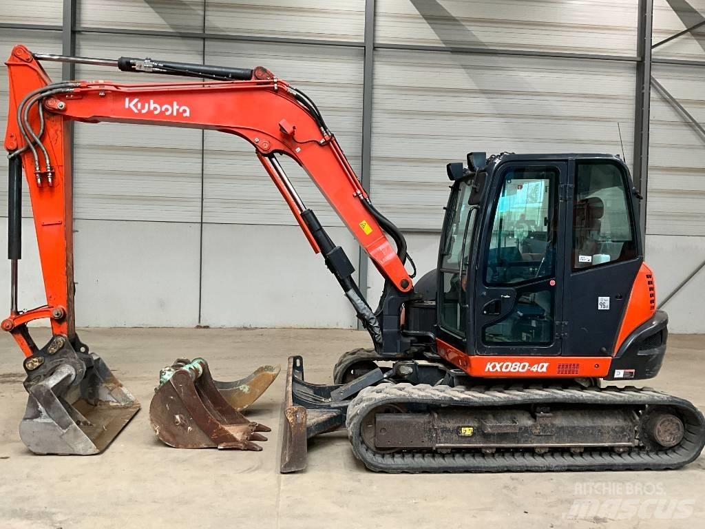 Kubota KX 080-4 A حفارات وسط 7 طن - 12 طن