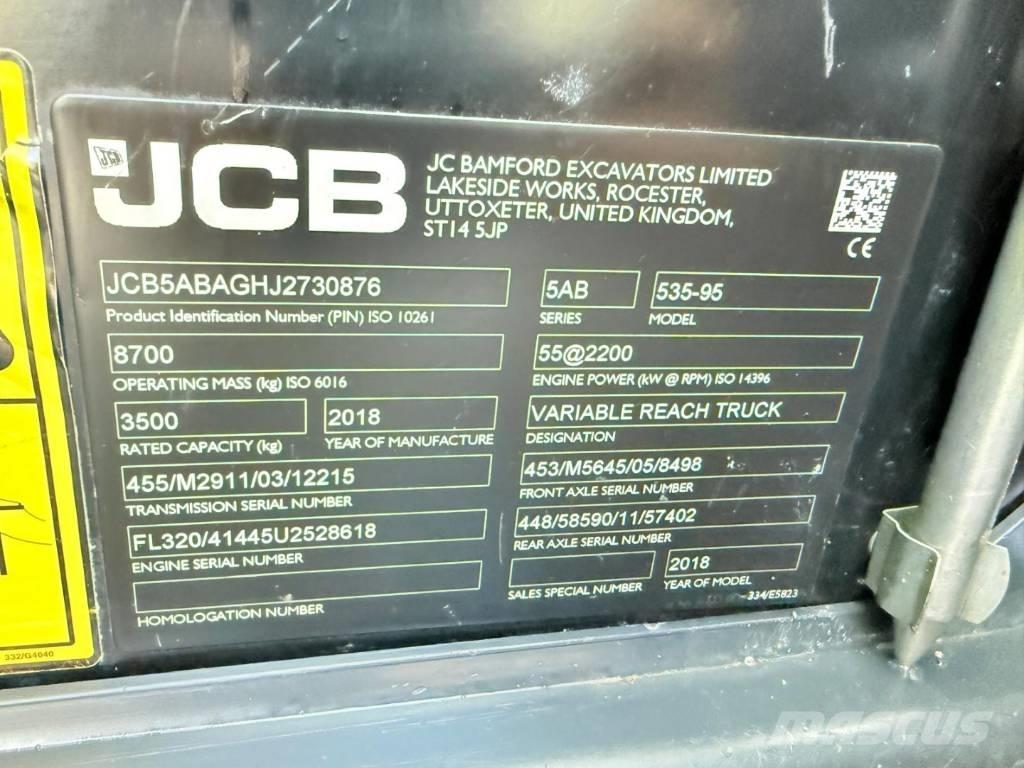 JCB 535-95 مناولات متداخلة