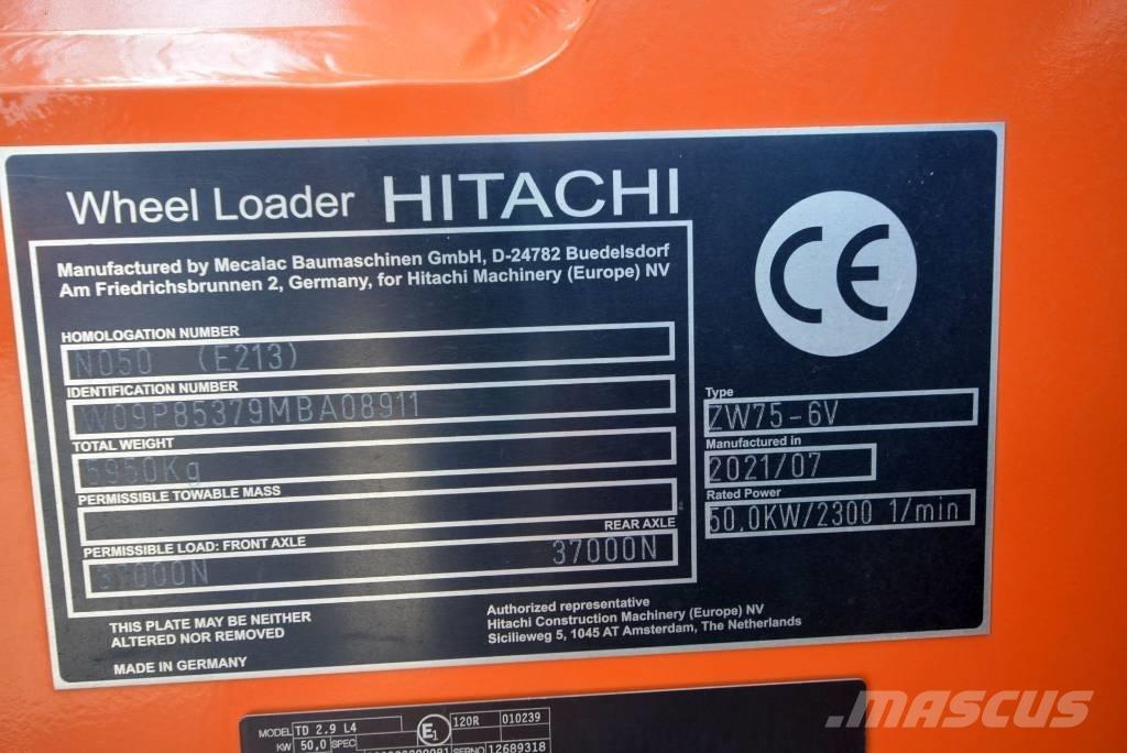 Hitachi ZW 75-6 لوادر بعجل