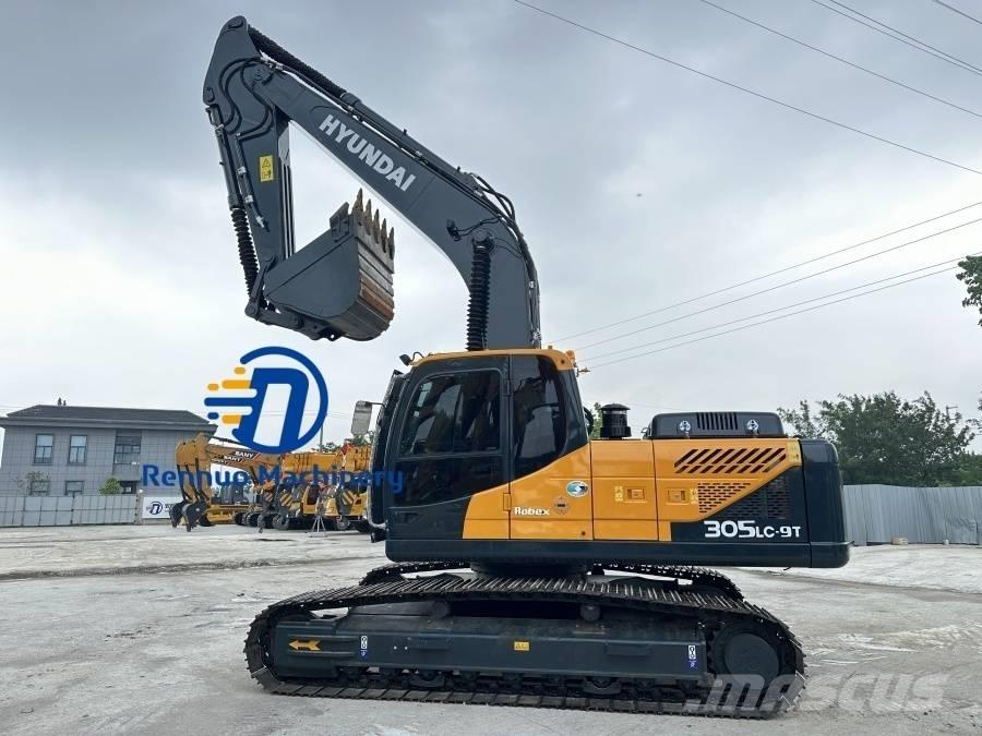 Hyundai R305LC-9T حفارات زحافة