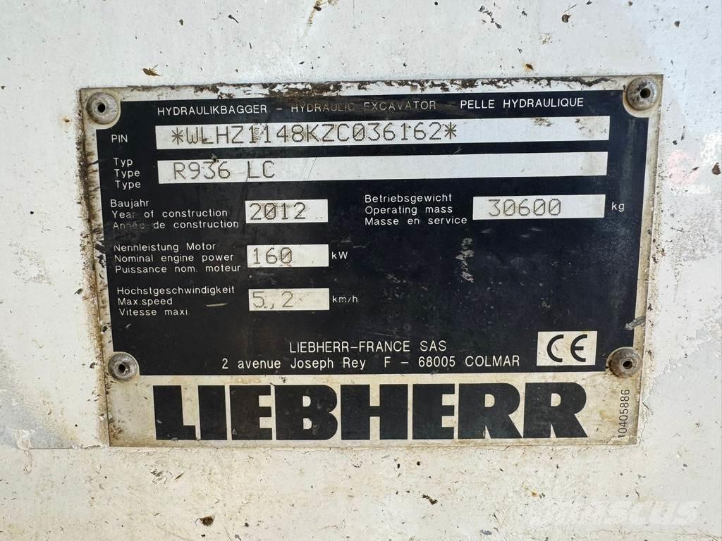 Liebherr R936 LC حفارات زحافة