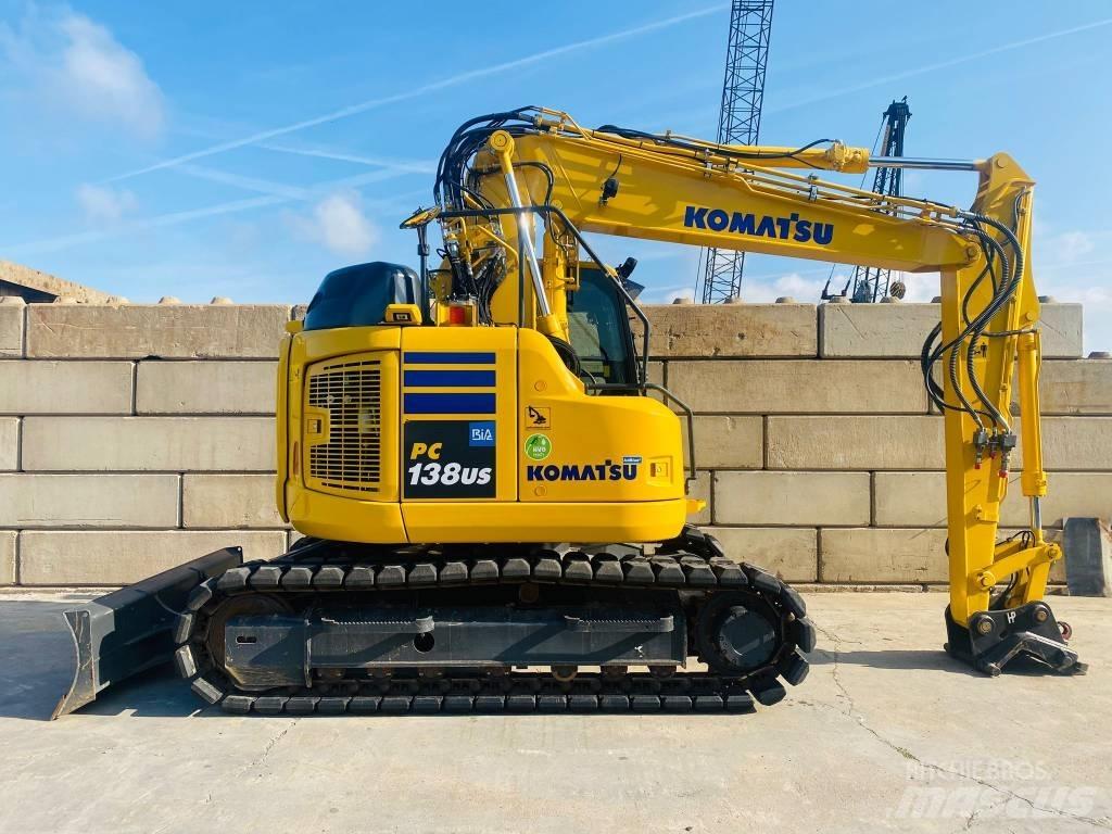 Komatsu pc138us-11eo حفارات زحافة