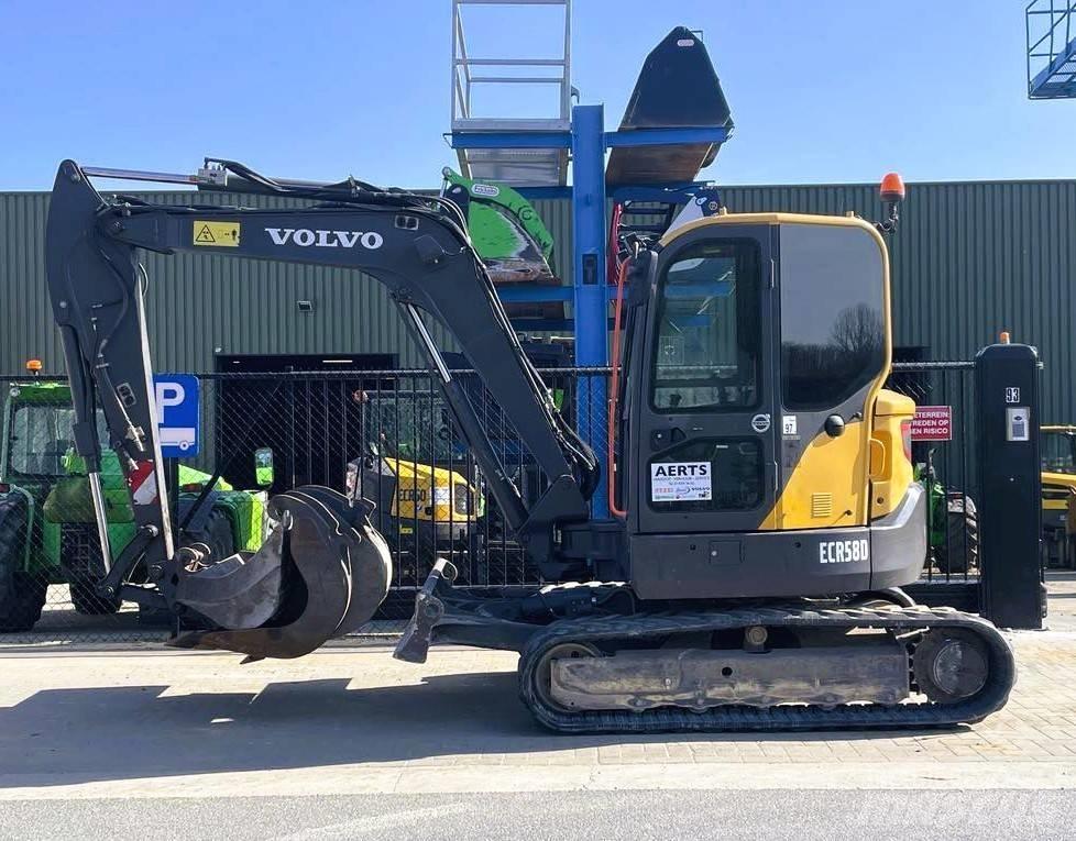 Volvo ECR 58 D حفارات صغيرة أقل من 7 طن (حفارات صغيرة)