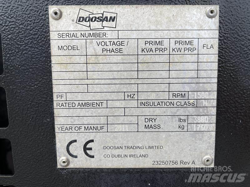 Doosan G 40 مولدات ديزل