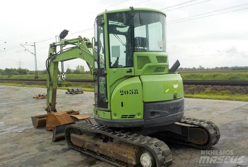 Yanmar Vio 50 U حفارات صغيرة أقل من 7 طن (حفارات صغيرة)