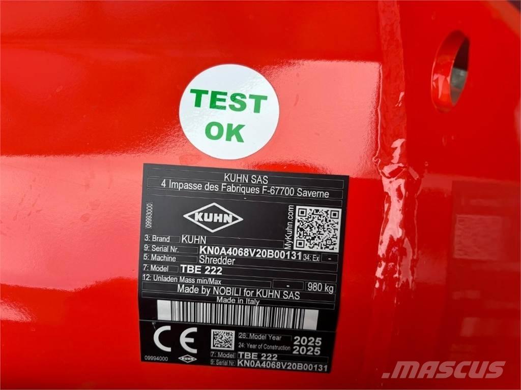 Kuhn TBE 222 ماكينات أخرى لتجهيز الأراضي